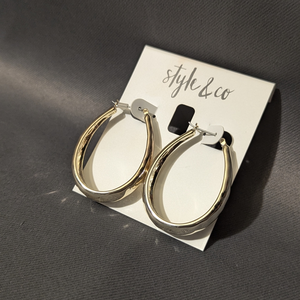Style & Co. Gold Hoop Earrings